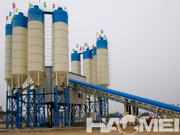 HZS120 Concrete Batching Plant