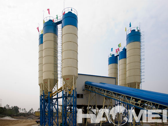 HZS120 Concrete Batching Plant