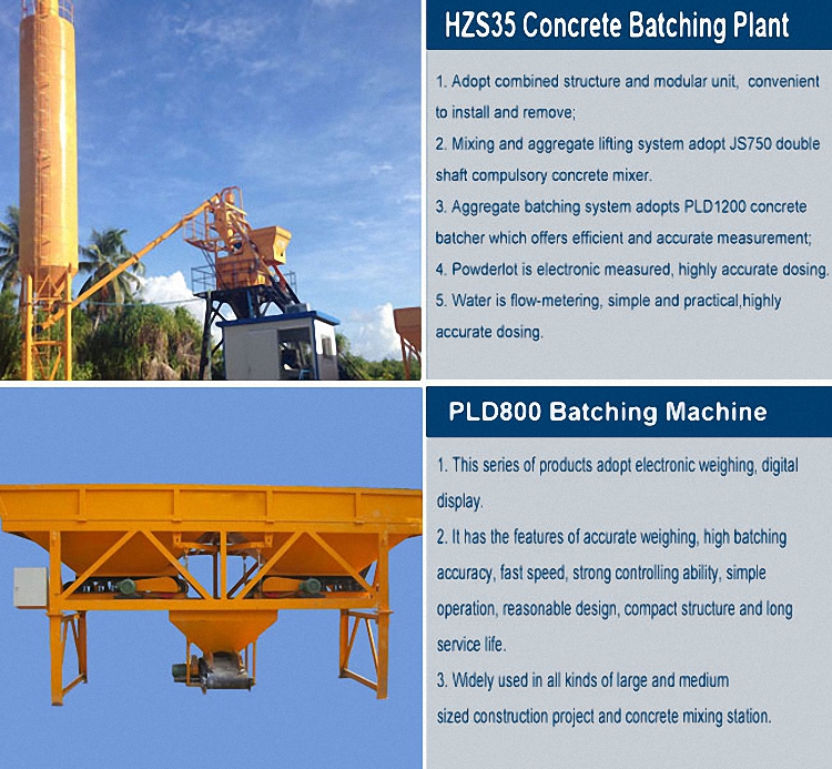 HZS35 Concrete Batching Plant