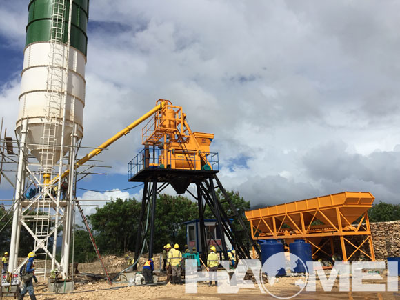 HZS50 Concrete Batching Plant