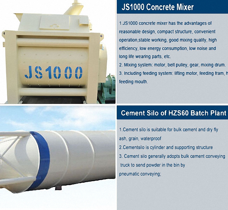 HZS60 Concrete Batching Plant