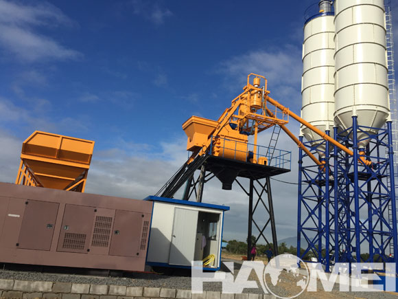 HZS75 Concrete Batching Plant